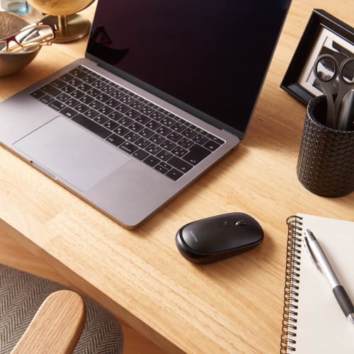 ELECOM Wireless Mouse, Wireless 2.4GHz Slint M-TM10DBBK/EC, Thin, Quiet, 4 Buttons, with Presentation Mode Function, Compatible with Windows Mac, Blac