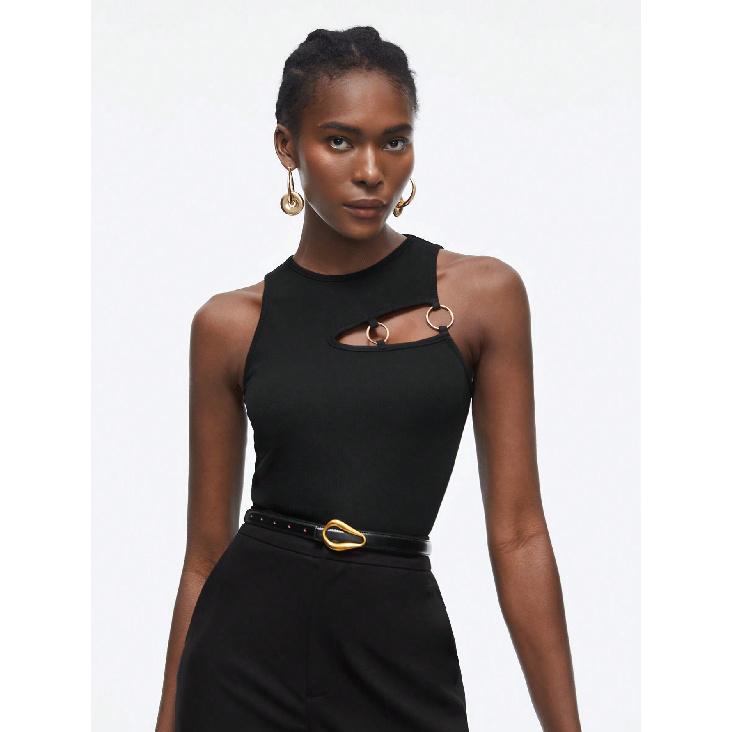 New Summer Casual Temperament Slim Fit Sexy Vest T-Shirt Sleeveless Suspender Versatile Top Strapless Women