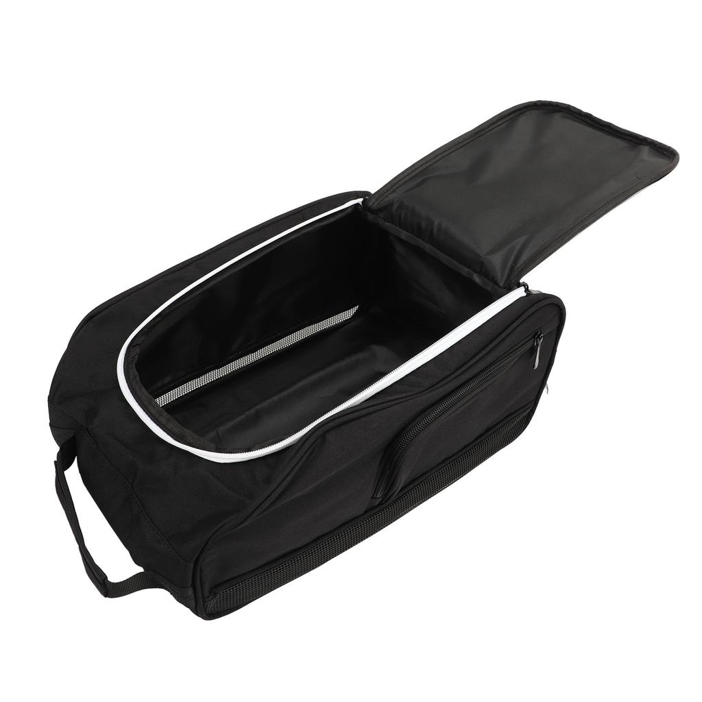 Shoe Storage Bag Nylon Large Capacity Portable Travel Shoe Bags for Traveling Outdoor Camping Hiking Black