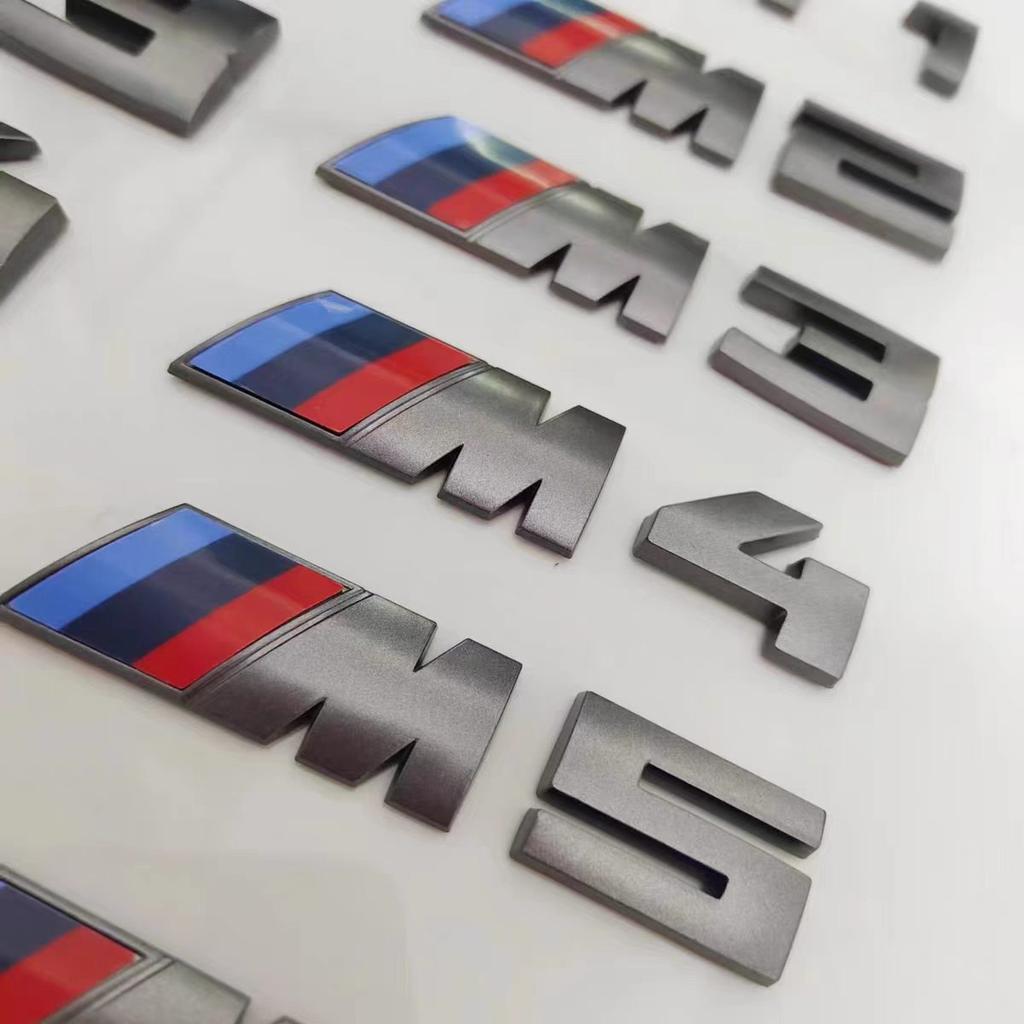 For BMW M E46 E90 E60 1Pcs Car Body Side Badge Body Rear Trunk Decor Stickers For BMW M E70 E71 G02 X1 X2 X3 X4 X5 E84 F26 E83 F25 E53 Accessories