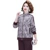 Elegant Mid-Aged Women's Spring Two-Piece Sport Suit