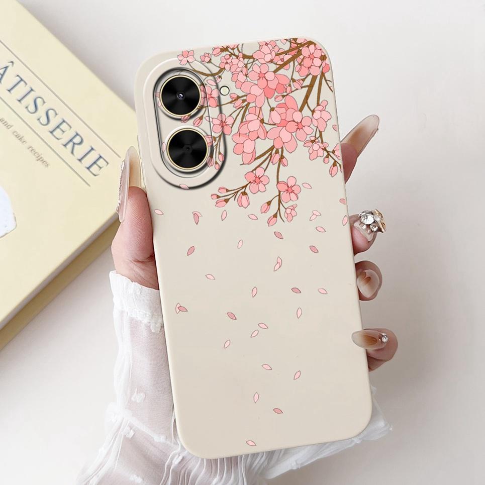 

Для Xiaomi Redmi A5 NFC RedmiA5 Чохол Poco C71 Coque Funda Квітка Дівчачий Кролик Жіноча Мода М який Чохол для Телефона М який Силіконовий Футляр Xiaomi Redmi A5