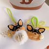 Big-faced Dog Plush Bee Dog Keyring Bag Charm Honeybee Dog Keychain  Party Supplies