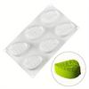 Soap Molds 3D Silicone Mold Soap Mould Silicone Mold Tools 6 Cavity Leaf Shape Soap Making Supplies DIY Handmade