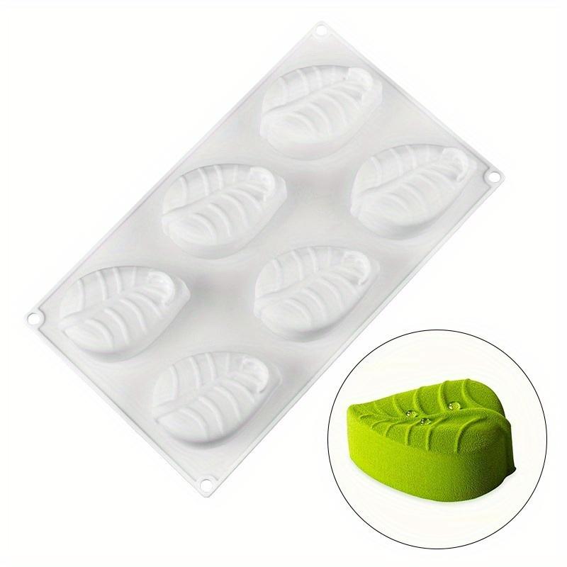 Soap Molds 3D Silicone Mold Soap Mould Silicone Mold Tools 6 Cavity Leaf Shape Soap Making Supplies DIY Handmade