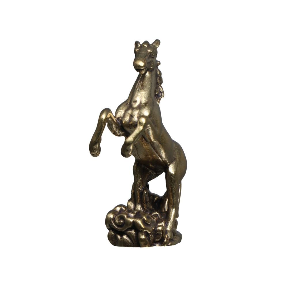 Resin Crafts Zodiac Horse Statue Feng Shui Ornaments Animals Sculpture Small Horse Ornaments