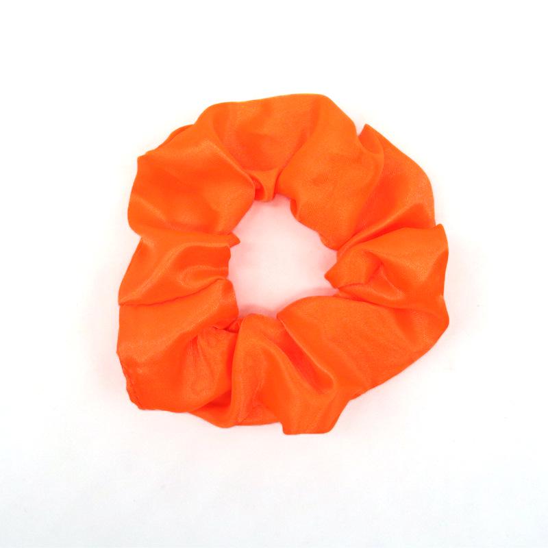 Vintage French Satin Silk Hair Tie - Retro Versatile Accessory