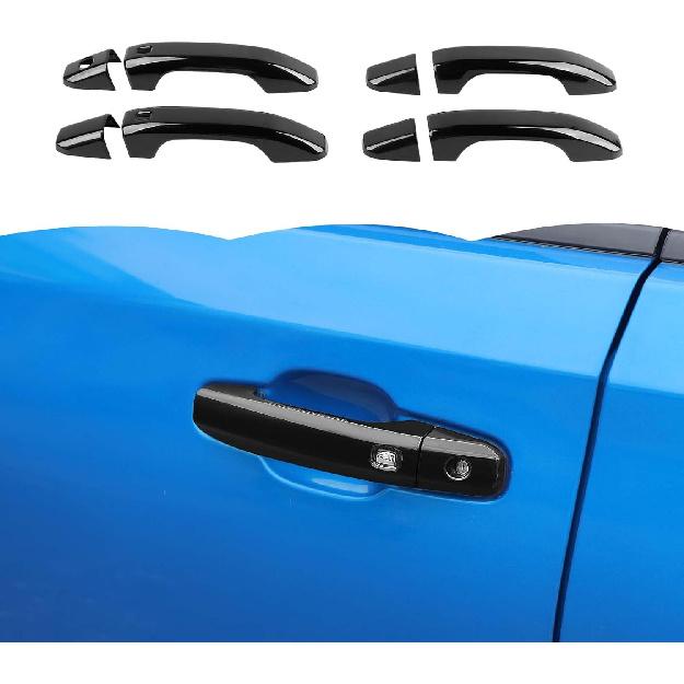 RT-TCZ Door Handle Cover Trim Decoration Exterior Accessories for Chevy Colorado 2023 2024,for GMC Canyon 2023 2024,for Chevy Silverado/GMC Sierra чёрный