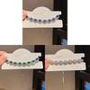 Geometric Oval Zircon Pendant Bracelet For Women Fashion Jewelry Gift For Office