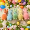 Plush Easter Bunny Statue Foam Rabbit Gnome Doll Easter Holiday Bunny Sculpture  Garden Decor