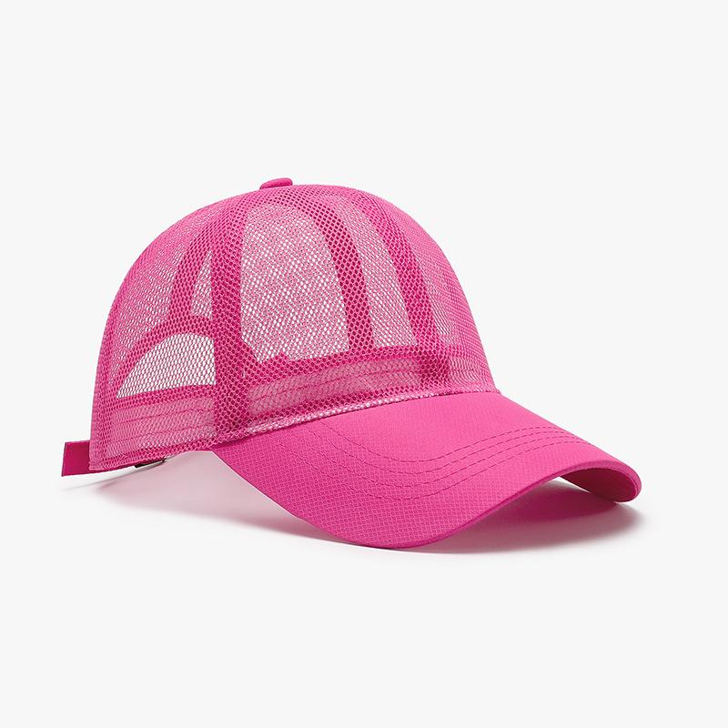 Sunshade Mesh Cap for Men, Breathable Women's Baseball Cap, Sports Duckbill Hat