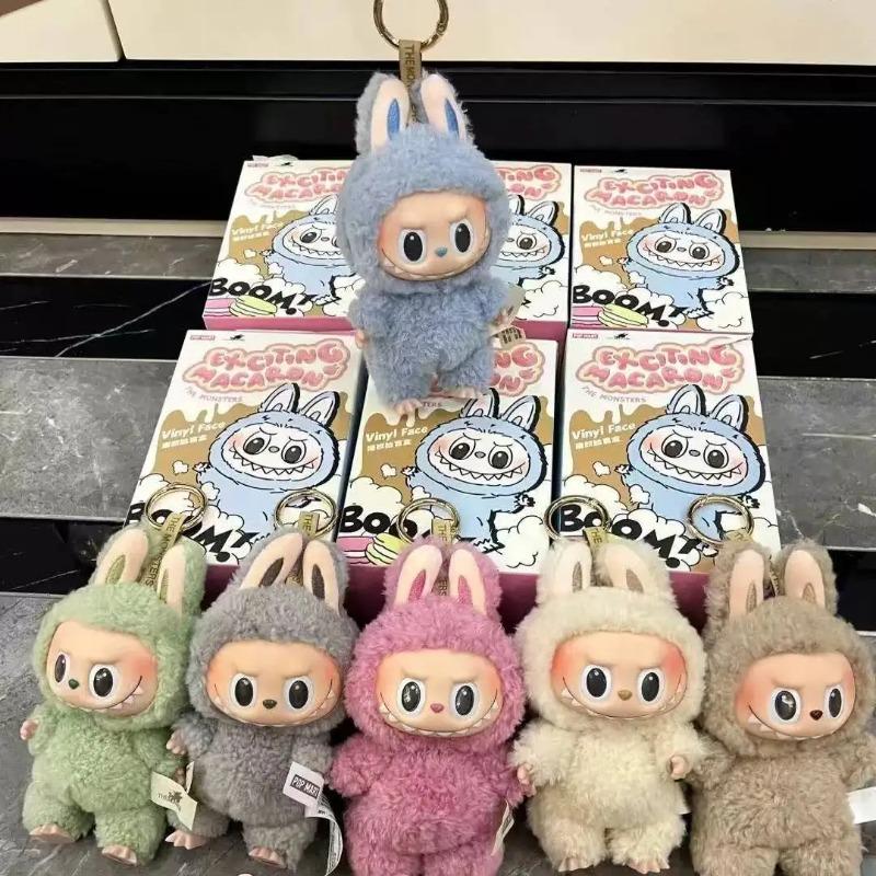 NUEVO Labubu El Monstruo de Esmalte V1 V2 Serie Caja Ciega de Peluche, Juguete de Base de Vinilo, Personajes Animados, Caja Sorpresa Misteriosa, Caja Ciega Llavero