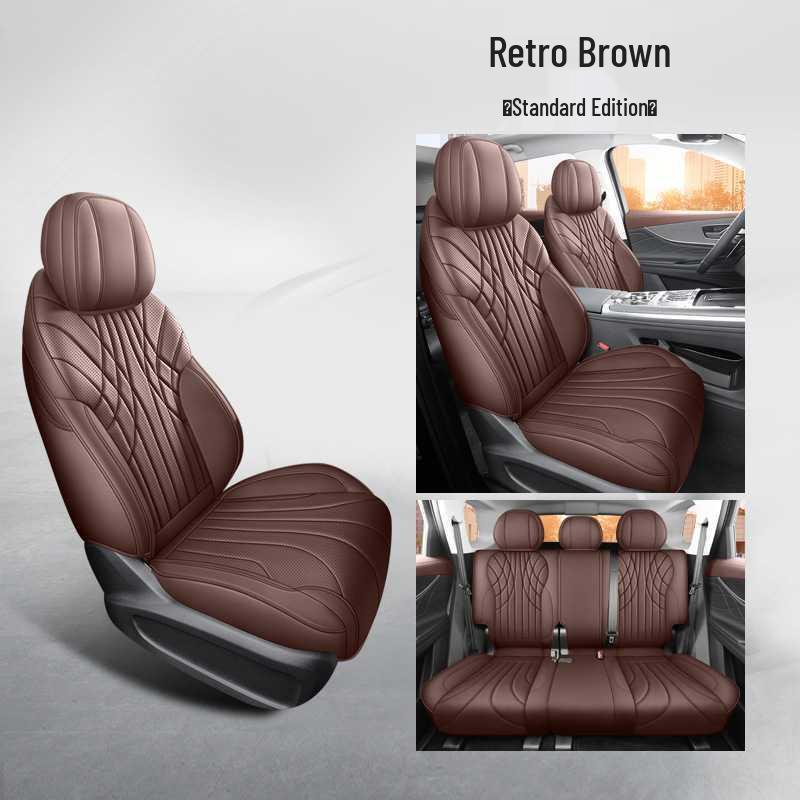 Chery Tiggo 9 Leather Car Seat Cushion, All-Season, Custom Fit Five Seats【Specify Car Model Year】