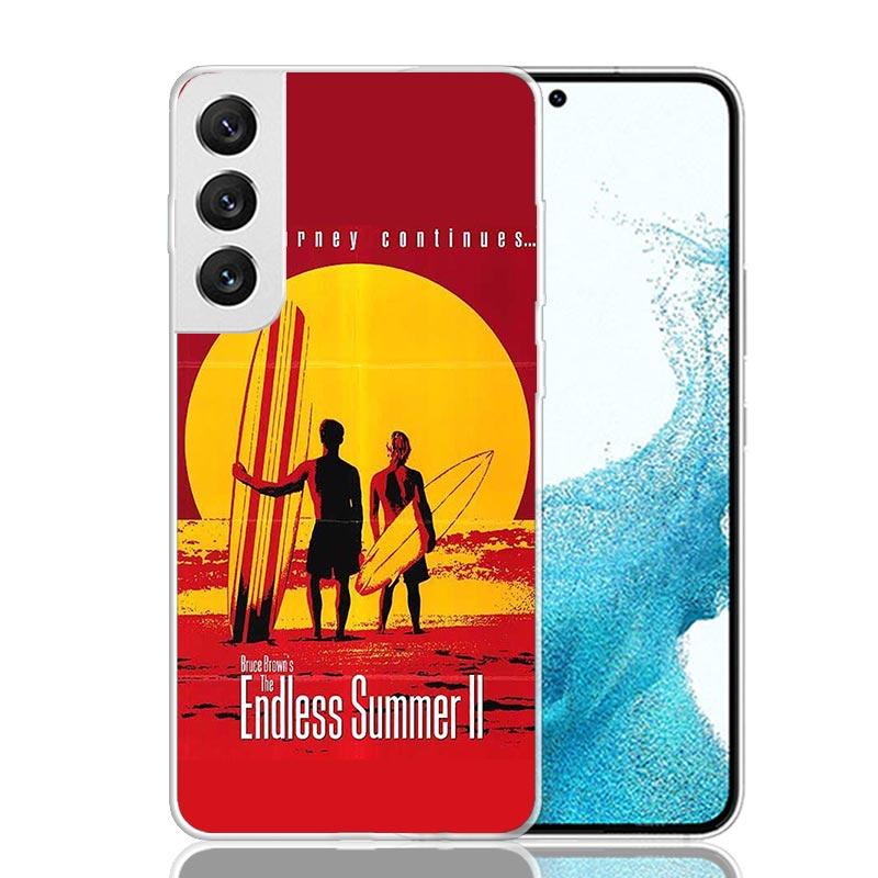 Surf Board Aesthetic Phone Case For Samsung Galaxy S26 S25 Edge S24 S23 FE S22 Ultra S21 Plus S20 + Fundas Cover Coque Galaxy S2