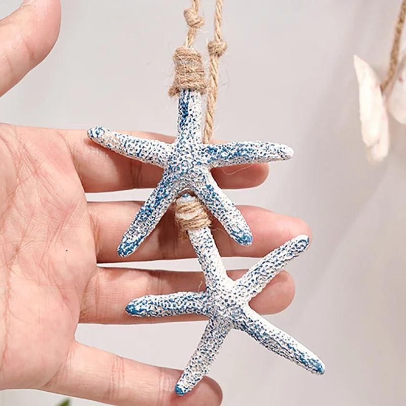 Mediterranean Style Decorative Pendant Home Background Wall Mounted Lighthouse Sailboat Wooden Crafts