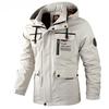 Giacca casual da uomo di media lunghezza, lunga fino al ginocchio, parker, cappotto alla moda autunno e inverno, taglie forti