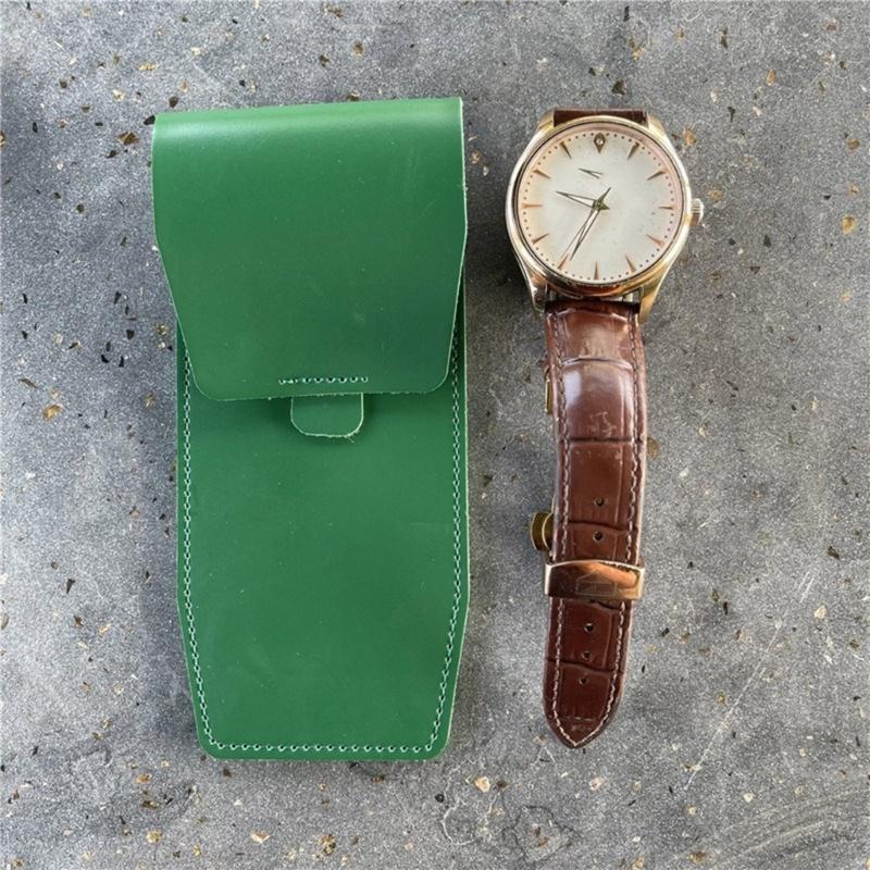 Elegant Waterproof Dustproof Watch Organizers Storage Bag with Adjustable Strap for Jewelry and Watches Home Use