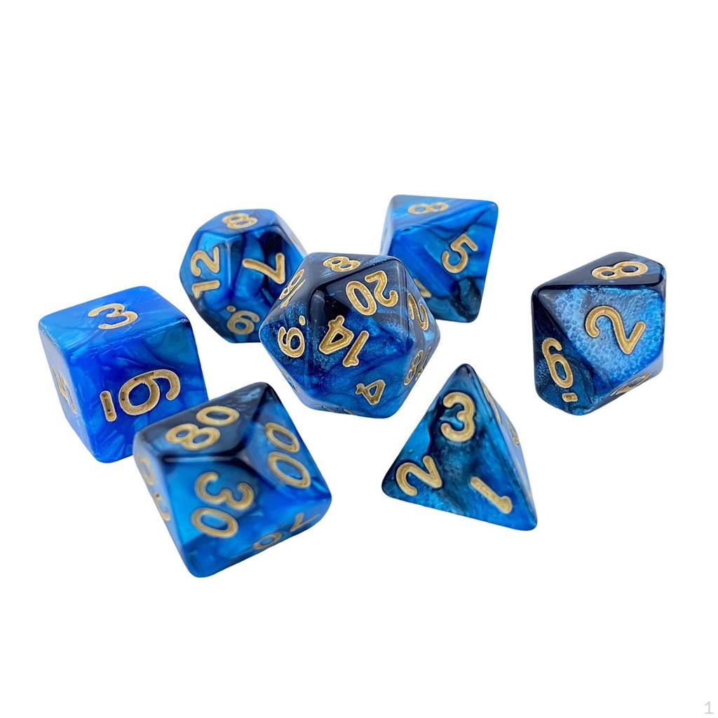 Acryl Würfel, D8 D10 Würfel Spiel Unterhaltung für Erwachsene