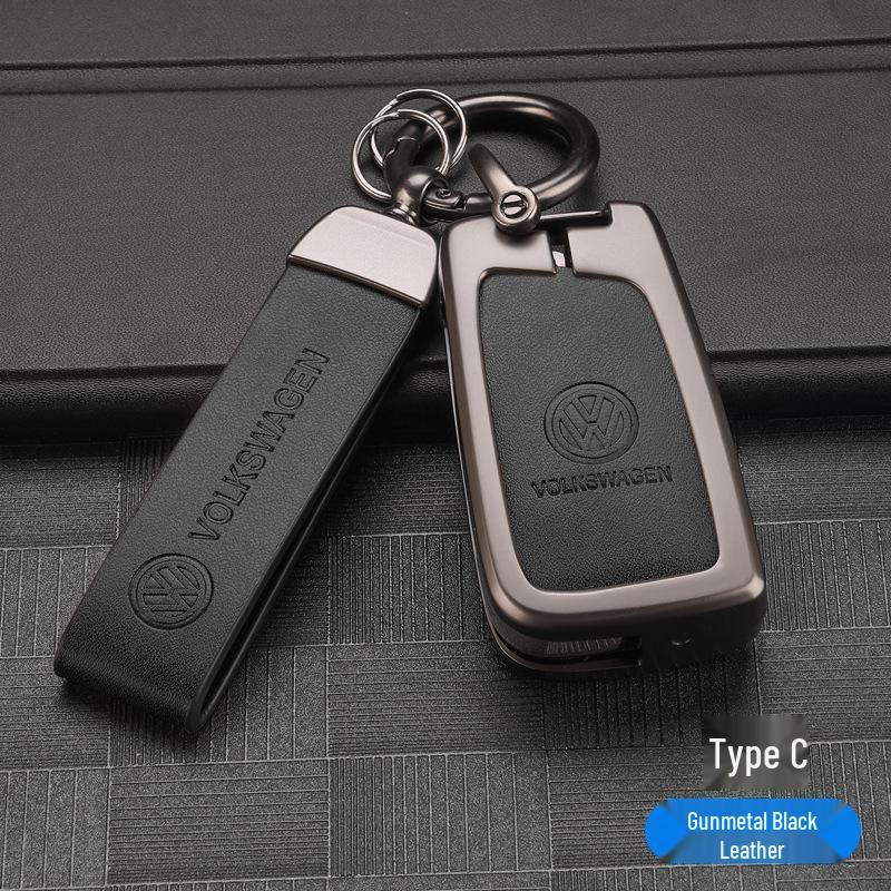 Volkswagen Car Key Case for Tiguan, Santana, Sagitar, Lavida, Bora, Polo, Golf 8, Tayron