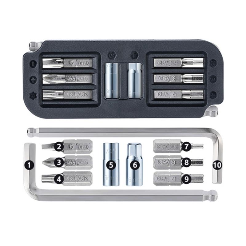 Multifunctional Bicycles Repair Tool Portables Bike Maintenances Wrenches for Easy Carry and Quickly Fixes