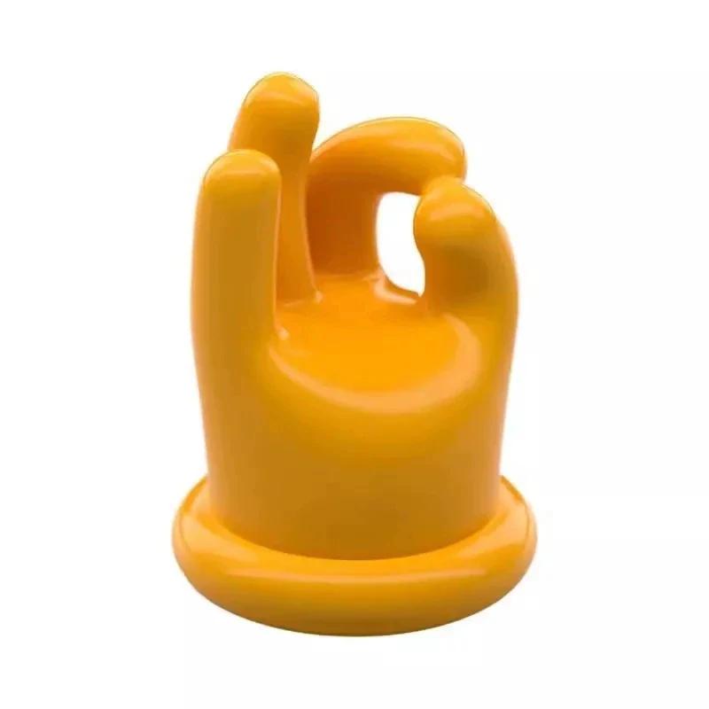 

4 шт. Универсальные колпачки для вентилей автомобильных шин Жест ОК Креативные колпачки для вентилей Пылезащитный защитный колпачок Аксессуары для автомобильных шин