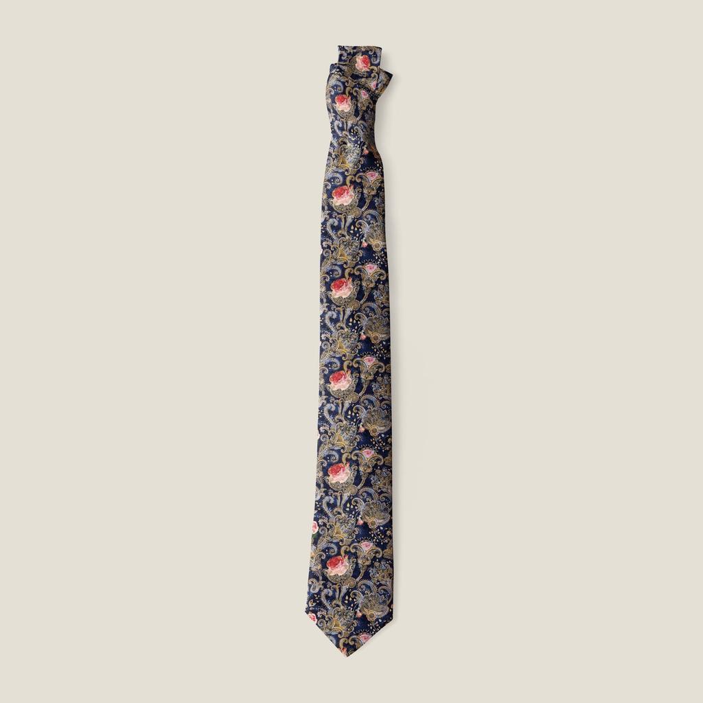 2024 Spring Original 8Cm Printed Tie Vintage Ins Men'S And Women'S Wide Edition Vintage Casual Animal Tie
