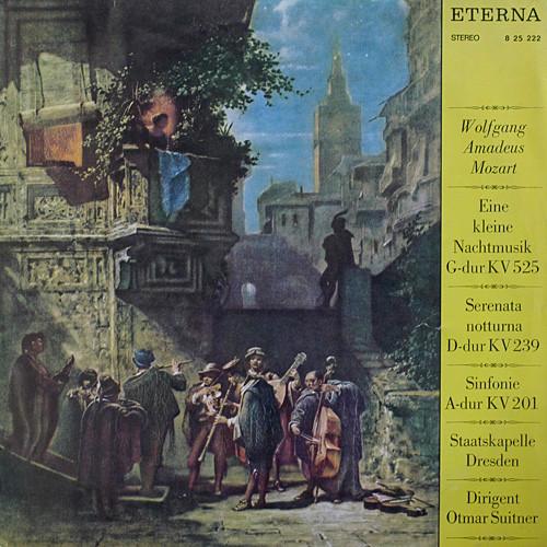 

LP Record MOZART STAATSKAPELLE DRESDEN OTM Eine Kleine Nachtmusik Gdur Kv 525 825222 ETERNA 1971 German Dem Classical Used