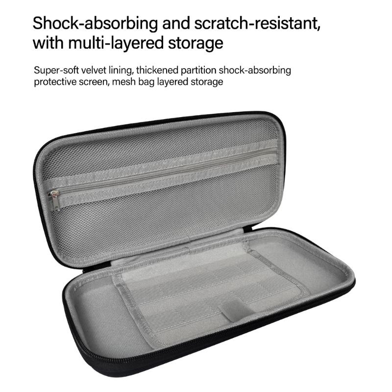 Travel Storage Bag Carrying Case For NS2 Game Console Accessories Shockproof Interior & Wear Resistant Exterior