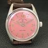 SWISS VINTAGE FAVRE LEUBA 111 SEA KING HAND-WINDING MENS PINK WATCH A702010-5 R208-a702010
