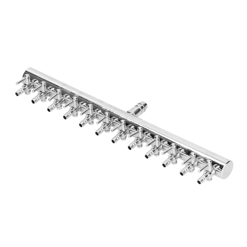 Fish Tank Distribution Valve Fish Tank Oxygen Pipe Carbon Dioxide Adjustment Switch Stainless Steel