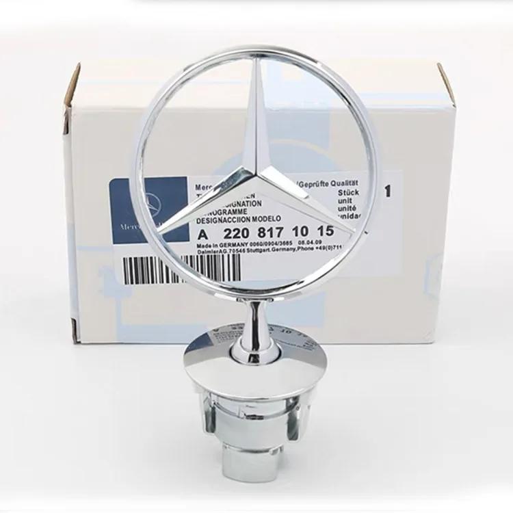 

For Mercedes Benz Car Engine Hood Emblem Front Bonnet Chrome Mark Accessories For Mercedes Benz AMG W204 W205 W203 W211 W212 W21