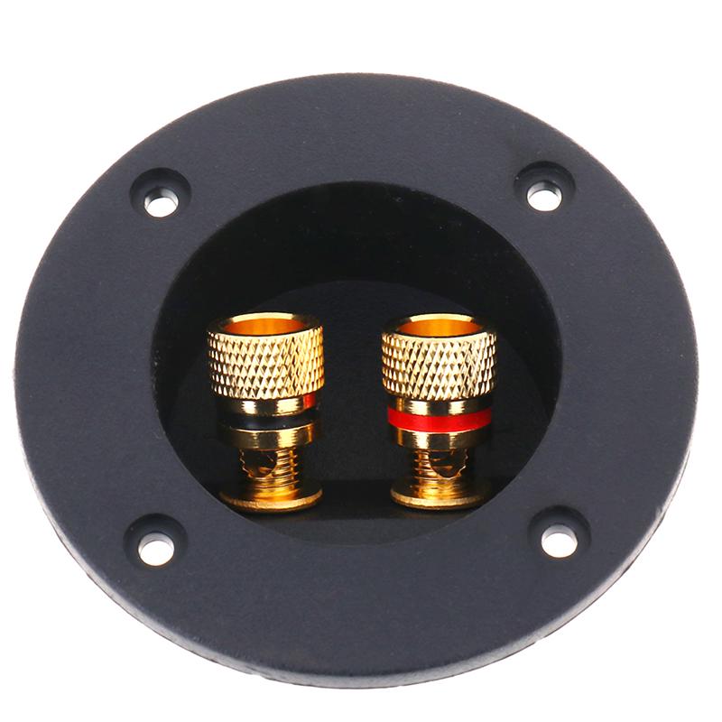Speaker Terminal Cup Round Spring Cup Subwoofer Plug Car Stereo Connector Box
