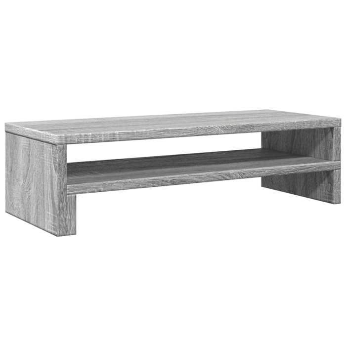 VidaXL Support de moniteur sonoma gris 54x22x15 cm bois d'ingénierie, support de moniteur pour bureau, étagère de moniteur, 854774