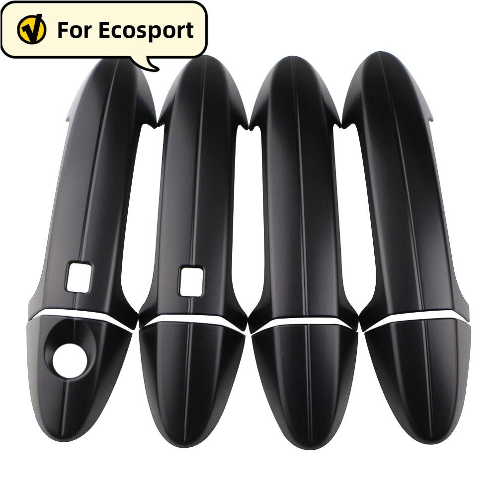 ABS Door Handle Cover Sticker Trim For Ford Ecosport 2013 2014 2015 2016 2017 2018 2019 Fiesta 2009 - 2013 Car 8pcs Accessories