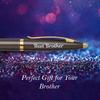 Cello Signature Premium Metal Pen Best Brother Engraved Rakhi Gift Set For Brother Smooth Writing Gift Box Pack Of 1 India