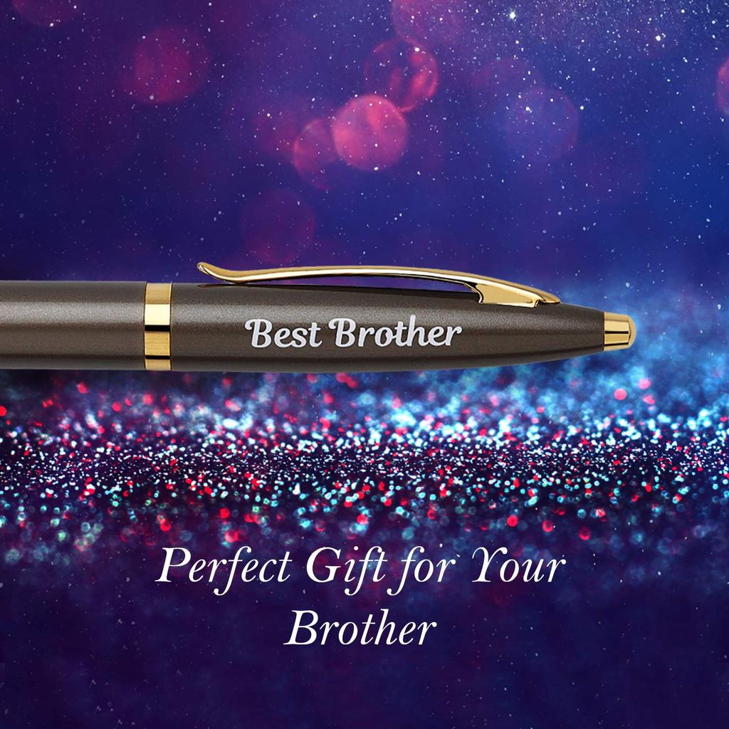 Cello Signature Premium Metal Pen Best Brother Engraved Rakhi Gift Set For Brother Smooth Writing Gift Box Pack Of 1 India