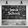 Back to School Blackboard Photo Background  Party Wedding Birthday Live and Decorative Use  Black and White Retro Design