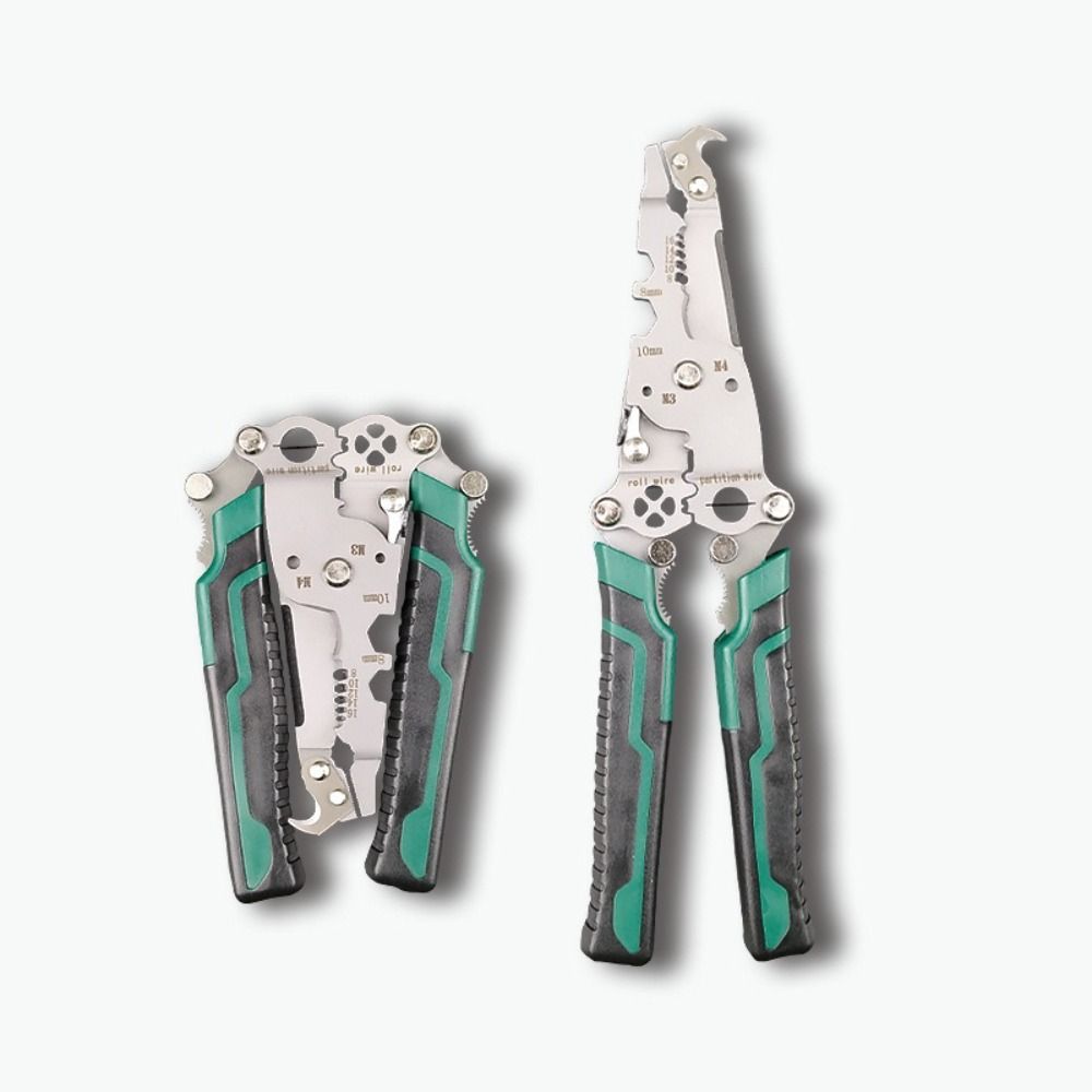 Wear-Resistant Foldable Wire Stripping Pliers Cable Stripper  Cutting  Hand Tool