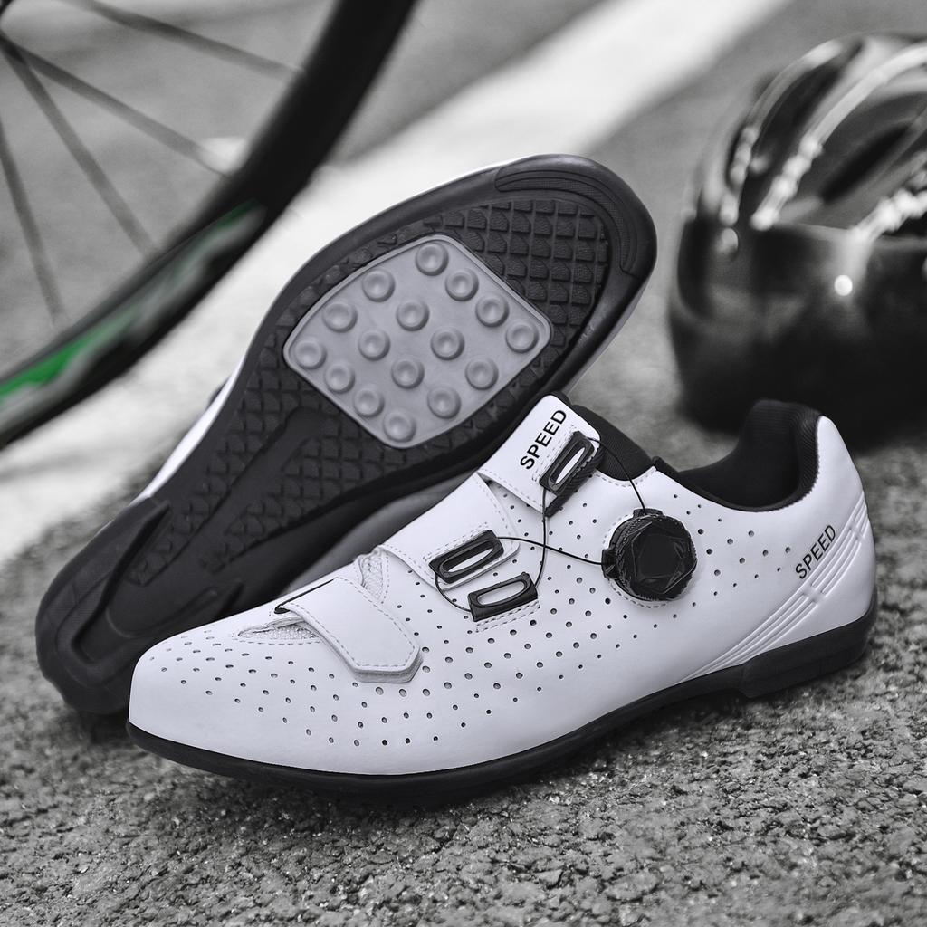 New Road Mountain Lock Shoes Outdoor Sports Unlocked Cycling Shoes Men's and Women's Hard-soled Spinning Shoes Cycling Shoes