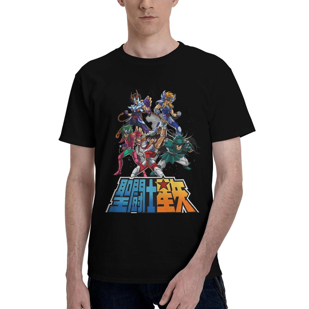 Knights of The Zodiac Unisexs TShirt Clothes Saint Seiya Funny Tee Shirt Short Sleeve Fugees