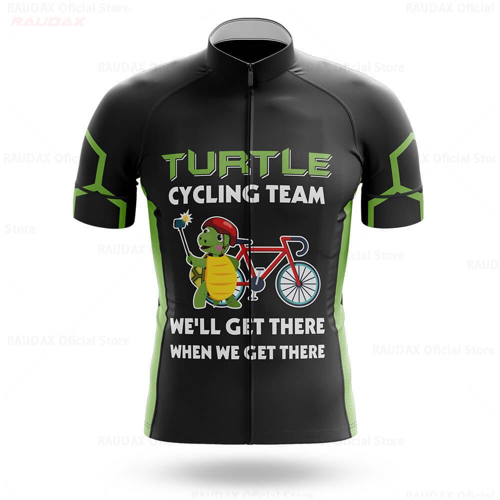 Man's Cycling Jersey Set 2026 Turtle Cycling Team Summer Short Sleeve Mountain Bike Bicycle Sportswear MTB Maillot Ropa Ciclismo