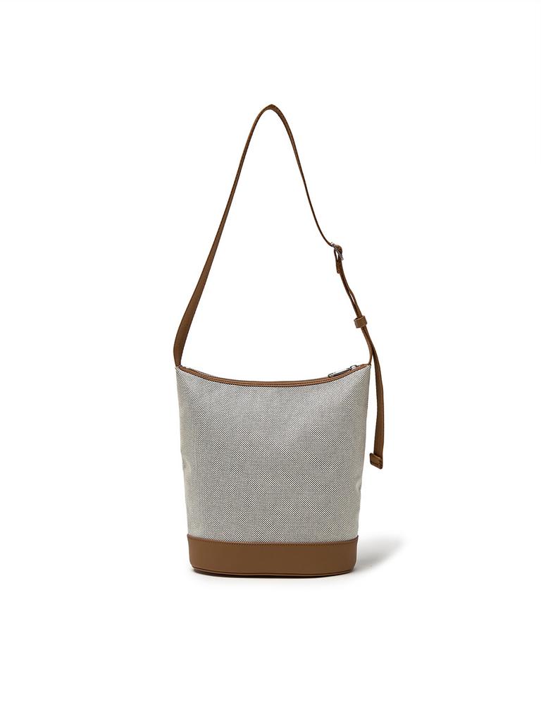Mlb Basic Canvas Bucket Bag Bos (D.Brown)