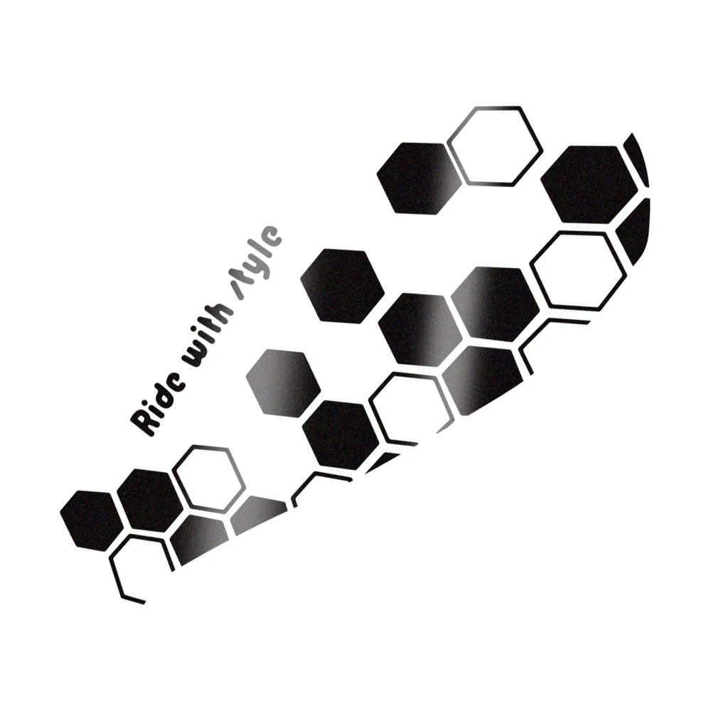 Motorcycle Fender Stickers Creative Hexagonal Reflective Honeycomb Shaped Stickers Personalized Motorcycle Decals Decoration