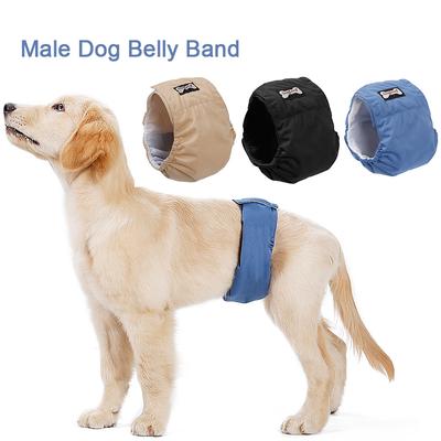 3 Stück waschbare Bauchband für männliche Hunde, wasserdicht, Windel für Toilettentraining, physiologische Hose für Hunde