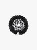 Pink Pineapple Check Lace Scrunchie_Black
