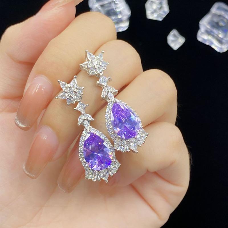 Sace Gems Classic Copper Alloy Zircon Ring Earrings Pendant Necklace Jewelry Sets Wedding Party Gifts