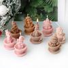 Christmas Silicone Candle Mold Crafting and Festival Decors Moulds Silicone Texture Present for Hand-Making Enthusiasts