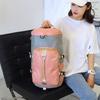 Gym Bag Color Block Crossbody Bag Dry Wet Separation Women's Large Capacity Travel Backpack Multi-Functional Luggage Bag with Separation Shoes Bags