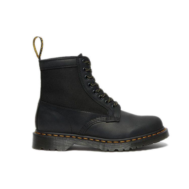 Dott. Stivali con Lacci in Pelle a Pannelli Martens 1460 Nero/Giallo 26912001