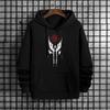 Ancient Raven Men Hoodie Urban Streetwear Fashion Hooded Sweatshirt Male Hip Hop Trendy Casual Hoody Autumn Winter Warm Pullover